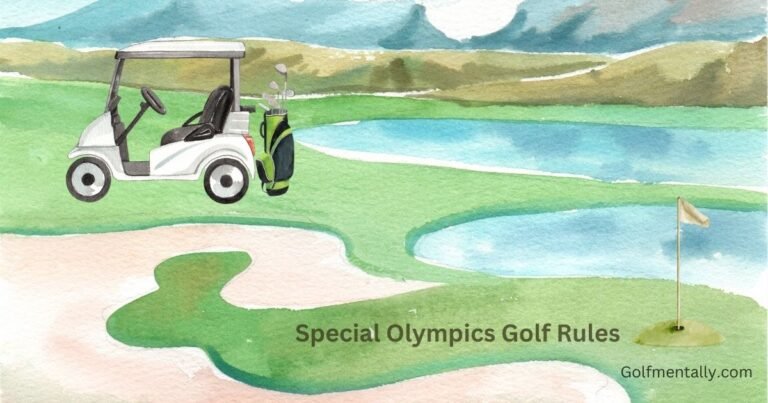 special olympics golf rules