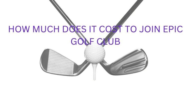 how much does it cost to join epic golf club