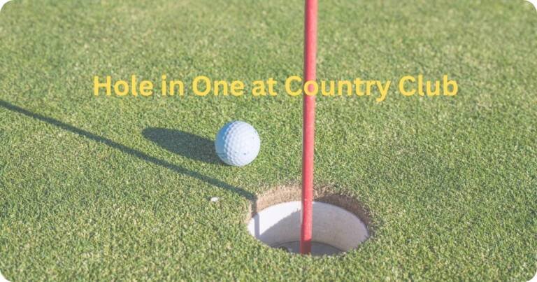 hole in one at country club