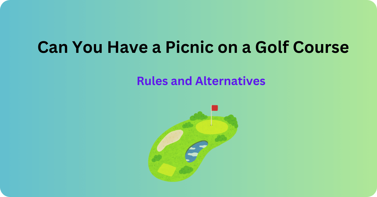 can you have a picnic on a golf course