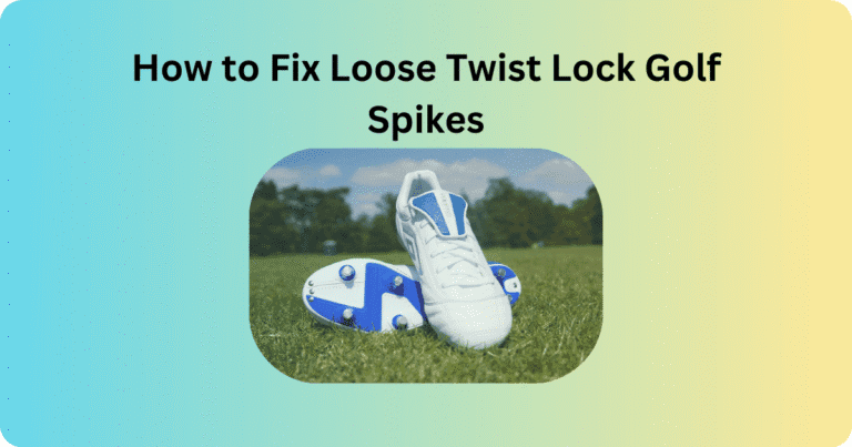 how to fix loose twist lock golf spikes