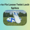 how to fix loose twist lock golf spikes